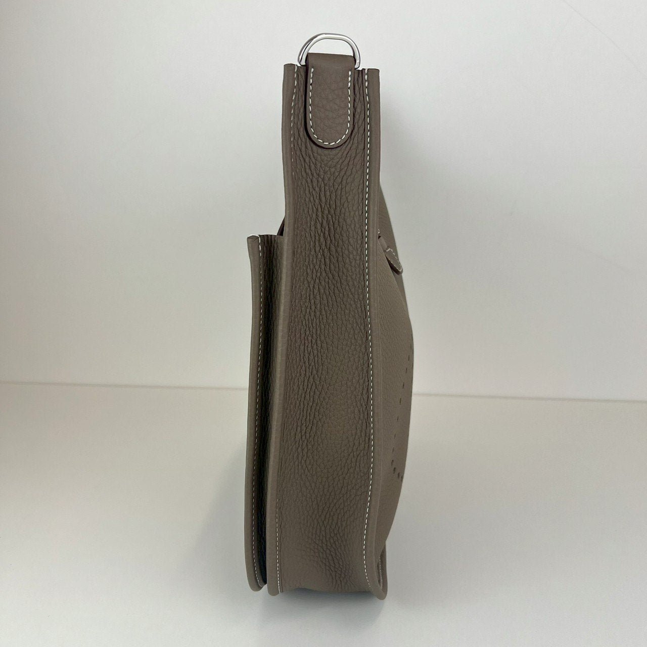 Evelyn PM エヴリンPM Etoupe エトープ PHW シルバー金具 Taurillon Clemence トリヨンクレマンス Stamp-K K刻印