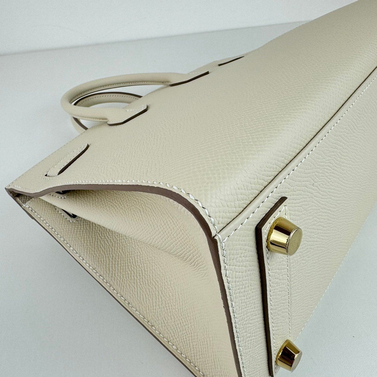 Birkin25 バーキン25 Craie クレ Epsom エプソン GHW ゴールド金具 Stamp-W W刻印