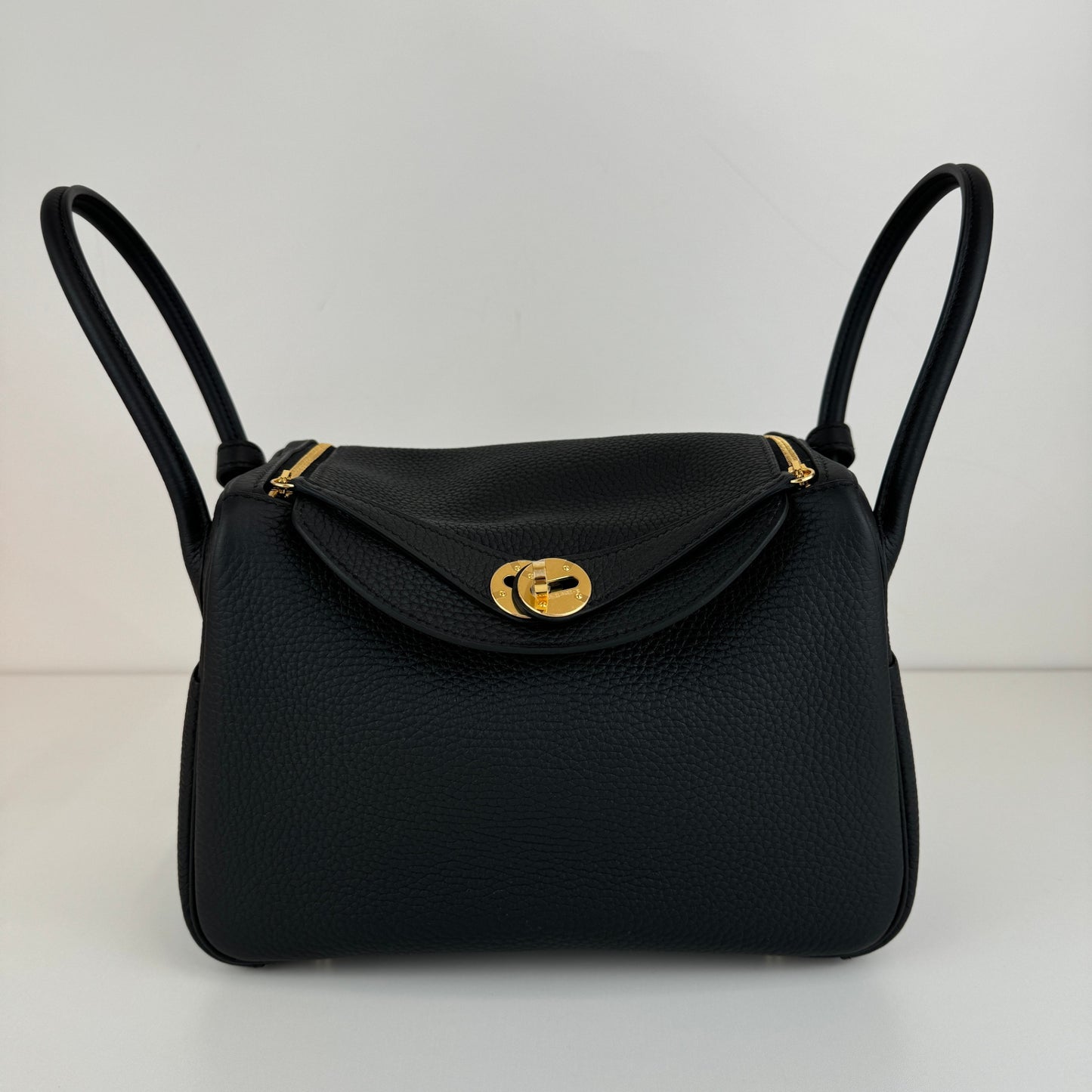 Lindy26 リンディ26 Stamp-K K刻 Black ブラック GHW ゴールド金具 Clemence クレマンス