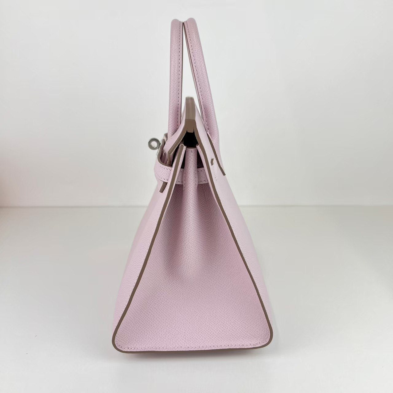 Birkin25 Sellier バーキン25 セリエ Mauve pale モーヴパール Epsom エプソン PHW シルバー金具 Stamp-B B刻印