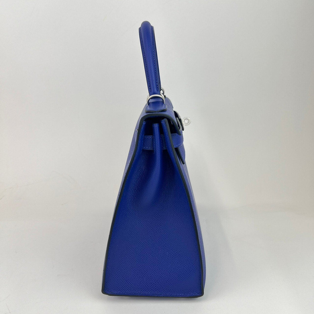 Kelly28 ケリー28 Blue royal ブルーロイヤル Epsom エプソン PHW シルバー金具 B刻