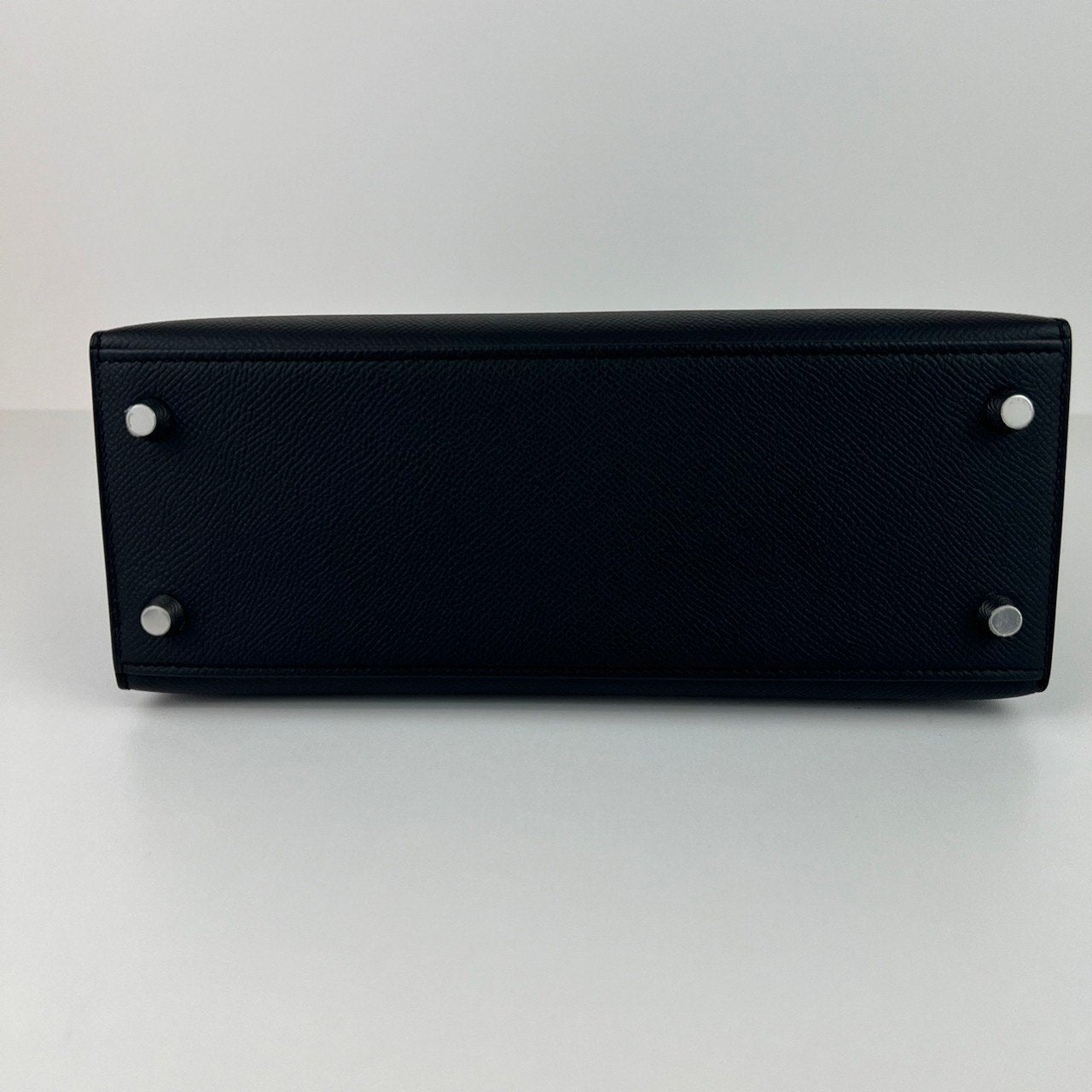 Kelly25 ケリー25 Black ブラック Epsom エプソン PHW シルバー金具 Stamp-W W刻印