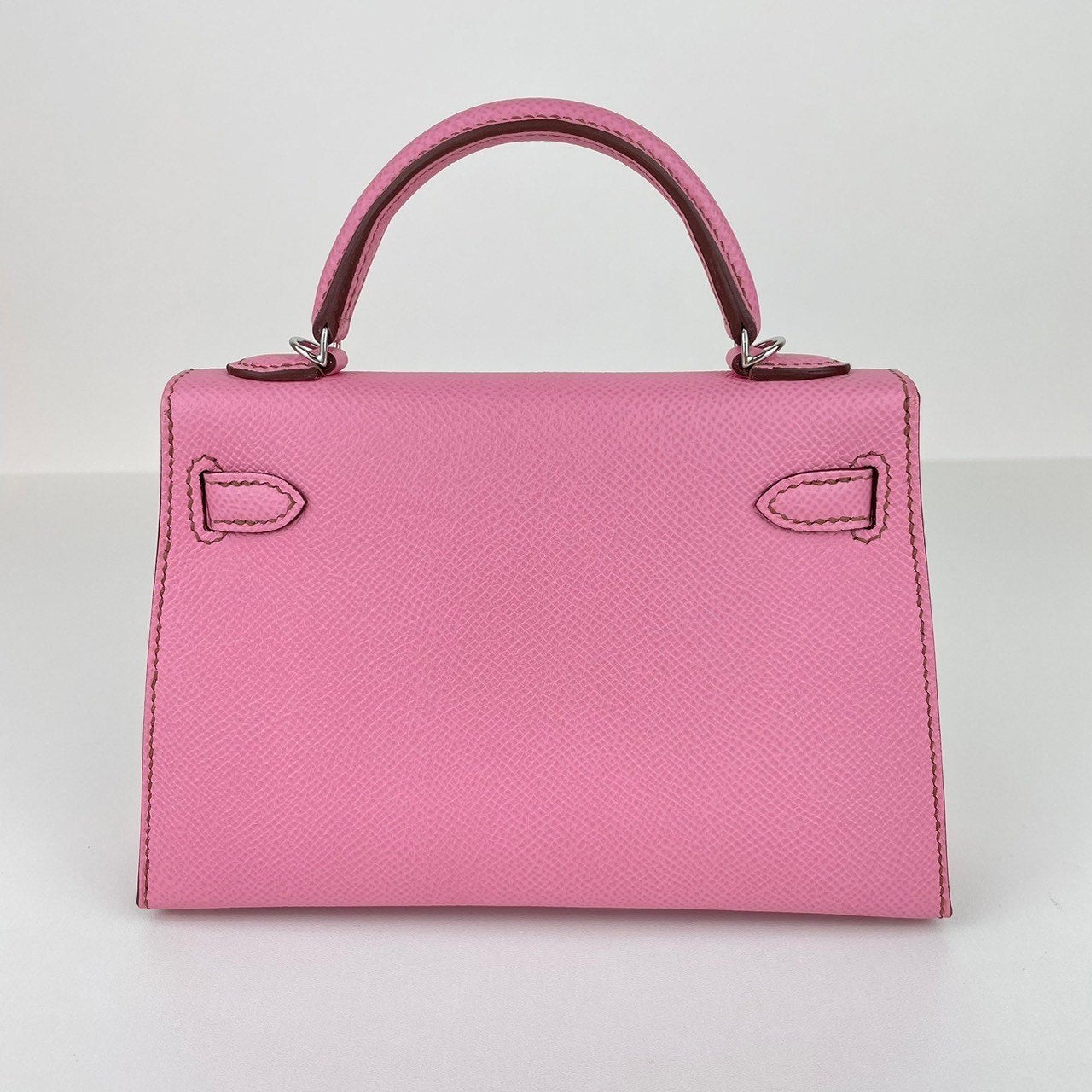 Mini kelly ミニケリー Bubblegum バブルガム Epsom エプソン PHW シルバー金具 Stamp-B B刻印