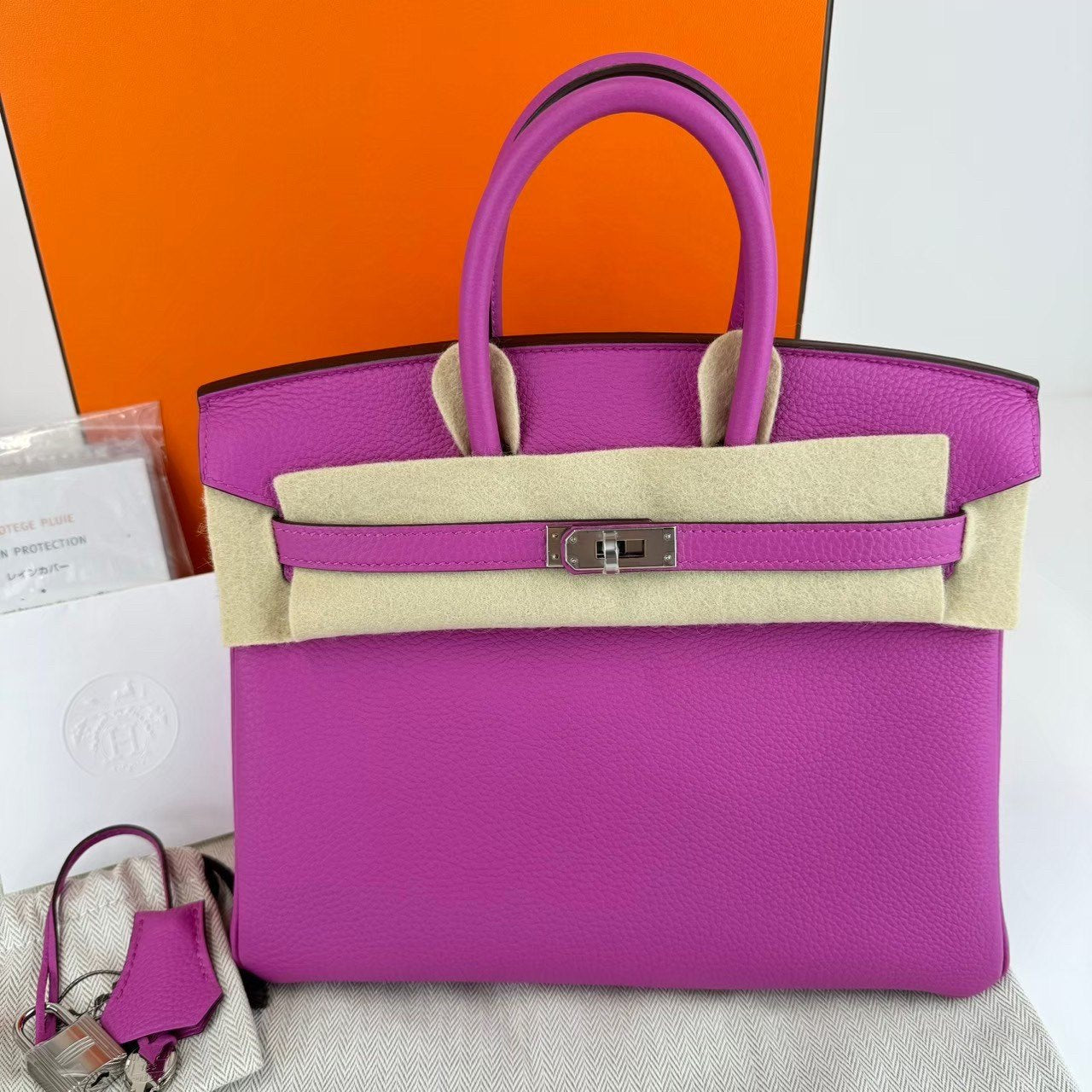 Birkin25 バーキン25 Magnolia マグノリア Togo トゴ PHW シルバー金具 C刻