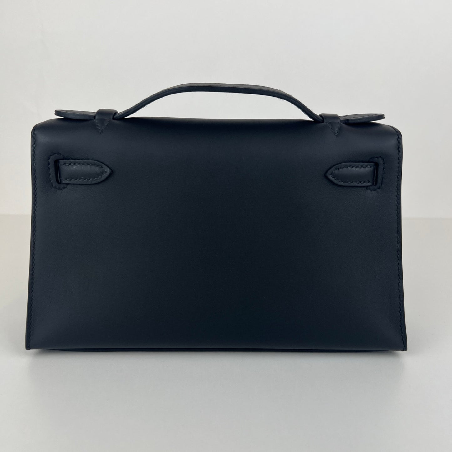 Pochette kelly ポシェットケリー Black ブラック SV金具 K刻 Swift スイフト