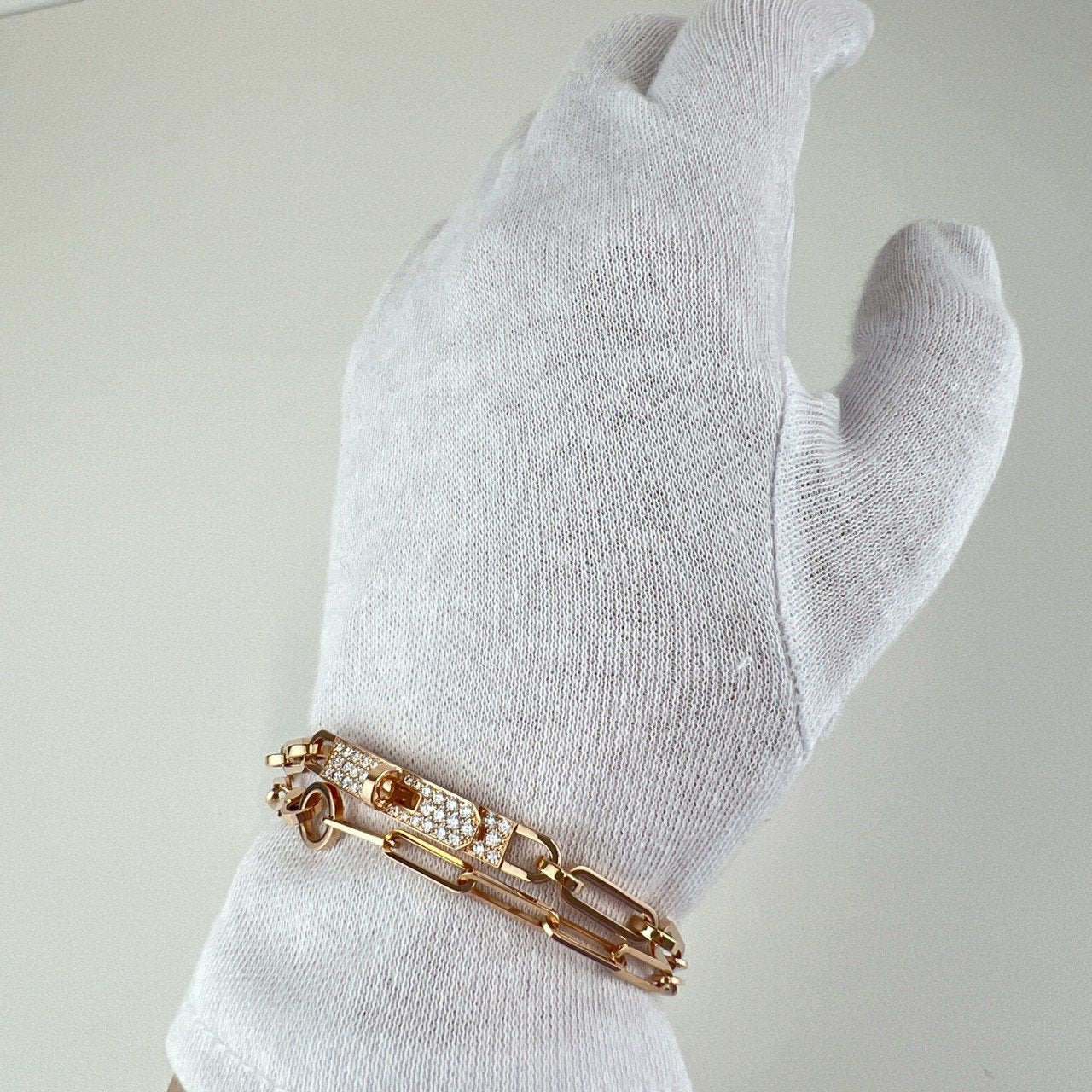 Kelly Chaine bracelet PM Double-Choker ケリー チェーンブレスレットPM ダブルチョーカー Rose Gold ローズゴールド Diamonds ダイヤモンド