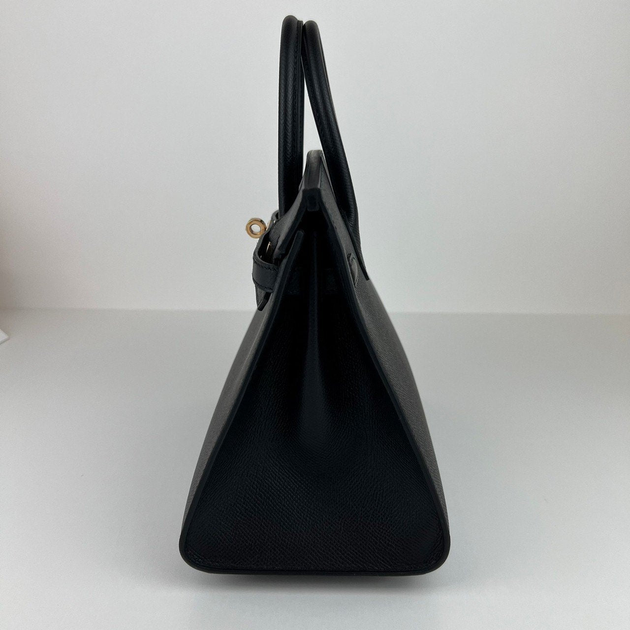 Birkin25 Sellier バーキン25 セリエ Black ブラック Epsom エプソン RGHW ローズゴールド金具 Stamp-U U刻印