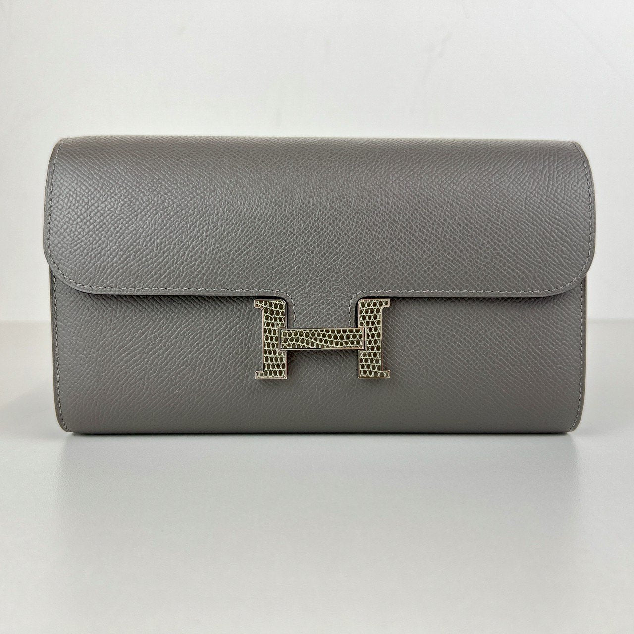 Constance to go コンスタンストゥーゴー Gris meyer グリメイヤー Epsom エプソン PHW/crocodile シルバー金具/リザード Stamp-U U刻印