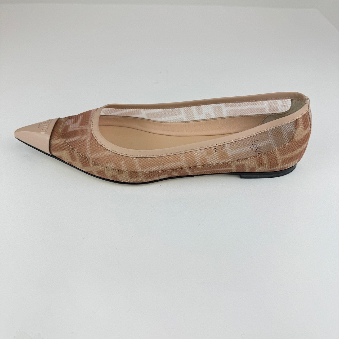 Colibri Pointed Toe Ballerina Flat コリブリ ポインテッドトゥ バレエフラット Pink ピンク ポリアミド カーフレザー ラムレザー サイズ37 24cm