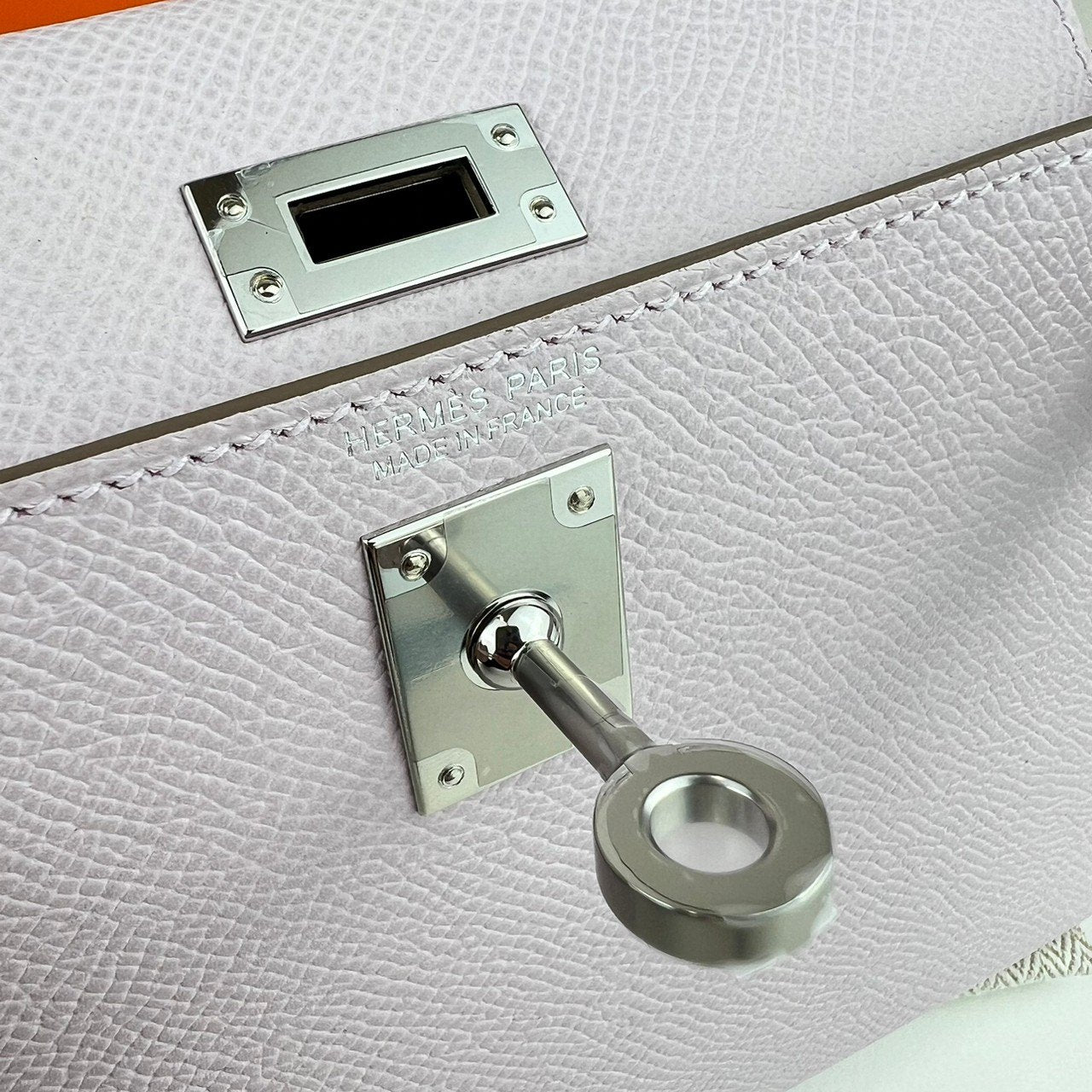 Mini kelly ミニケリー Mauve pale モーヴパール PHW シルバー金具 Epsom エプソン B刻