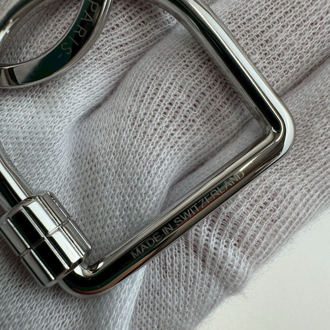 キーホルダー Porte-cles Etrier エトリエ シルバー キーリング