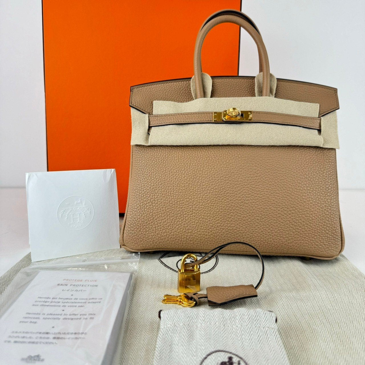 HERMES エルメス Birkin25 バーキン25 Chai チャイ GHW ゴールド金具 Togo トゴ Stamp-U U刻印