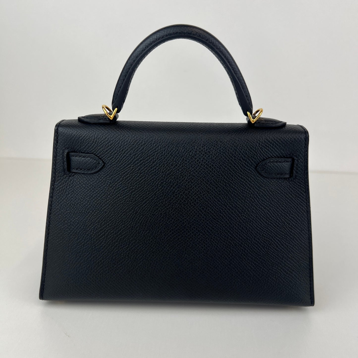 Mini kelly ミニケリー Black ブラック GHW ゴールド金具 Stamp-W W刻印 Epsom エプソン