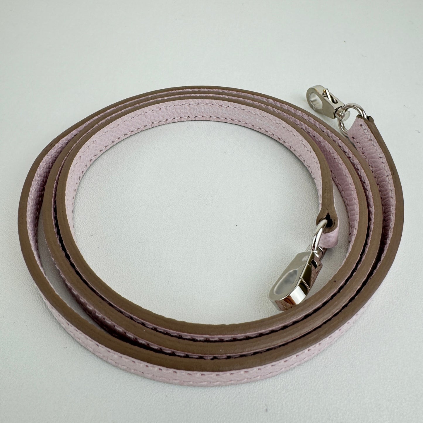 Mini kelly ミニケリー Stamp-K K刻印 Epsom エプソン Mauve pale モーヴペール PHW シルバー金具