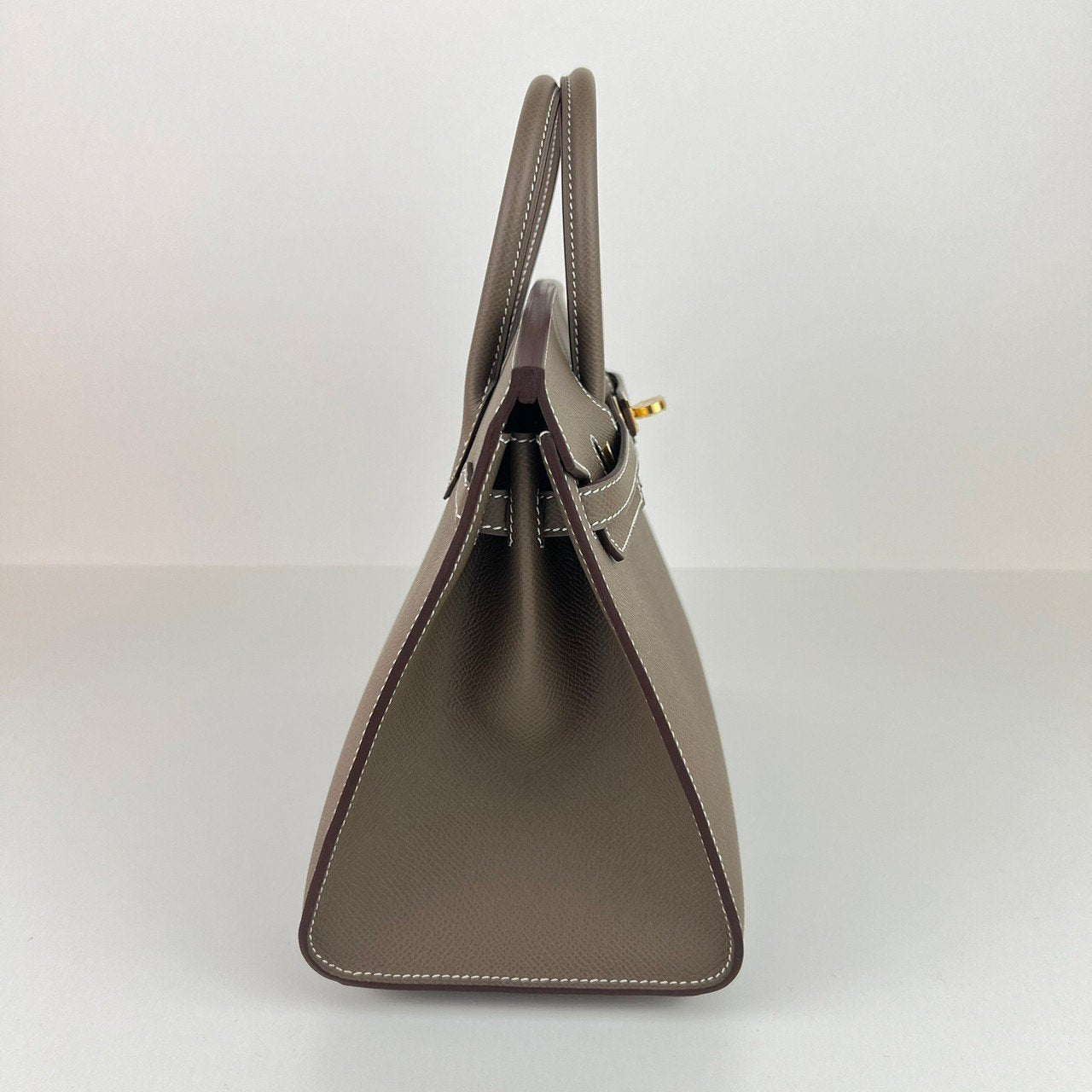 Birkin25 Sellier バーキン25セリエ Etoupe エトープ GHW ゴールド金具 Epsom エプソン Stamp-W W刻印 ハンドバッグ レディースバッグ