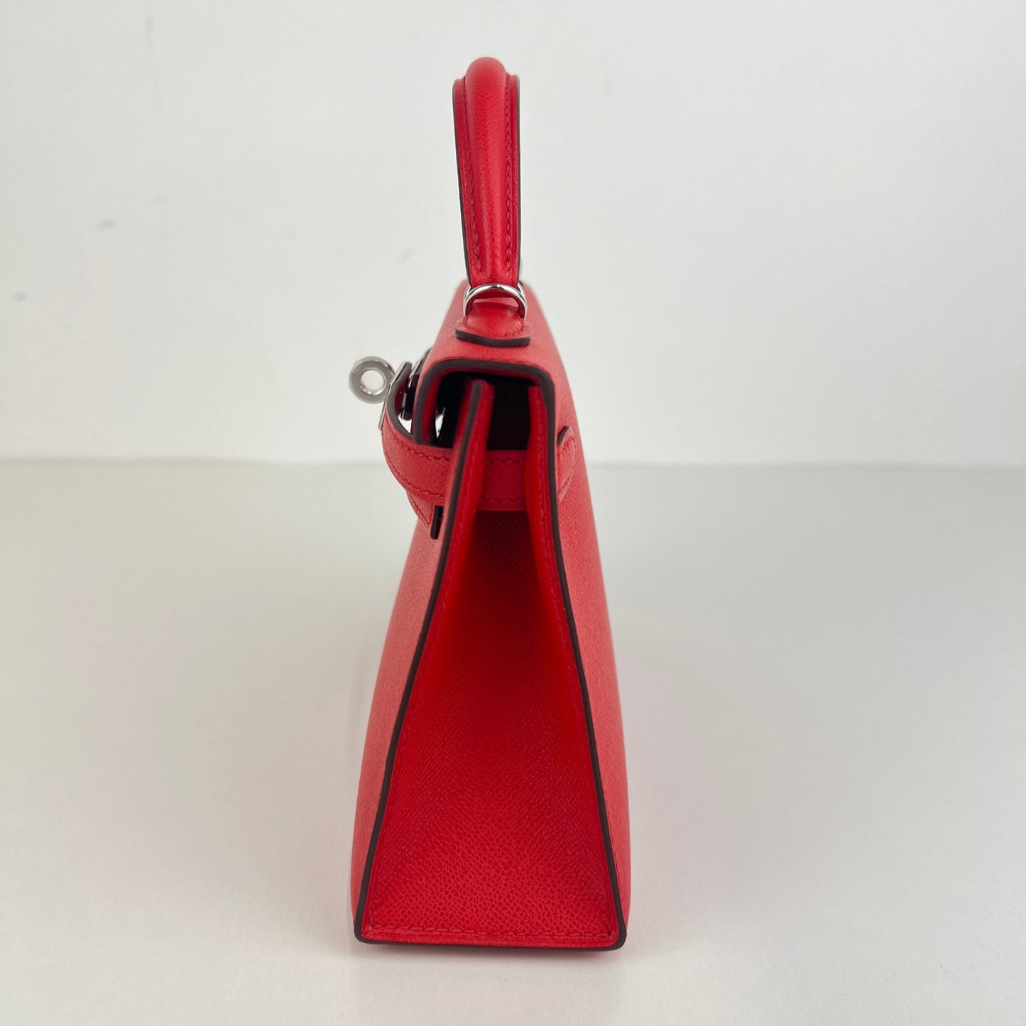Mini kelly ミニケリー Rouge de coeur ルージュクー Madame マダム PHW シルバー金具 Stamp-K K刻印