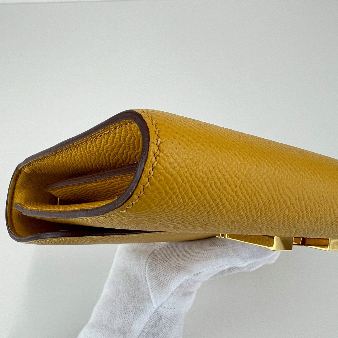 Constance To Go コンスタンストゥーゴー Jaune naples ジョーヌナプル GHW ゴールド金具 Z刻印 Epsom エプソン