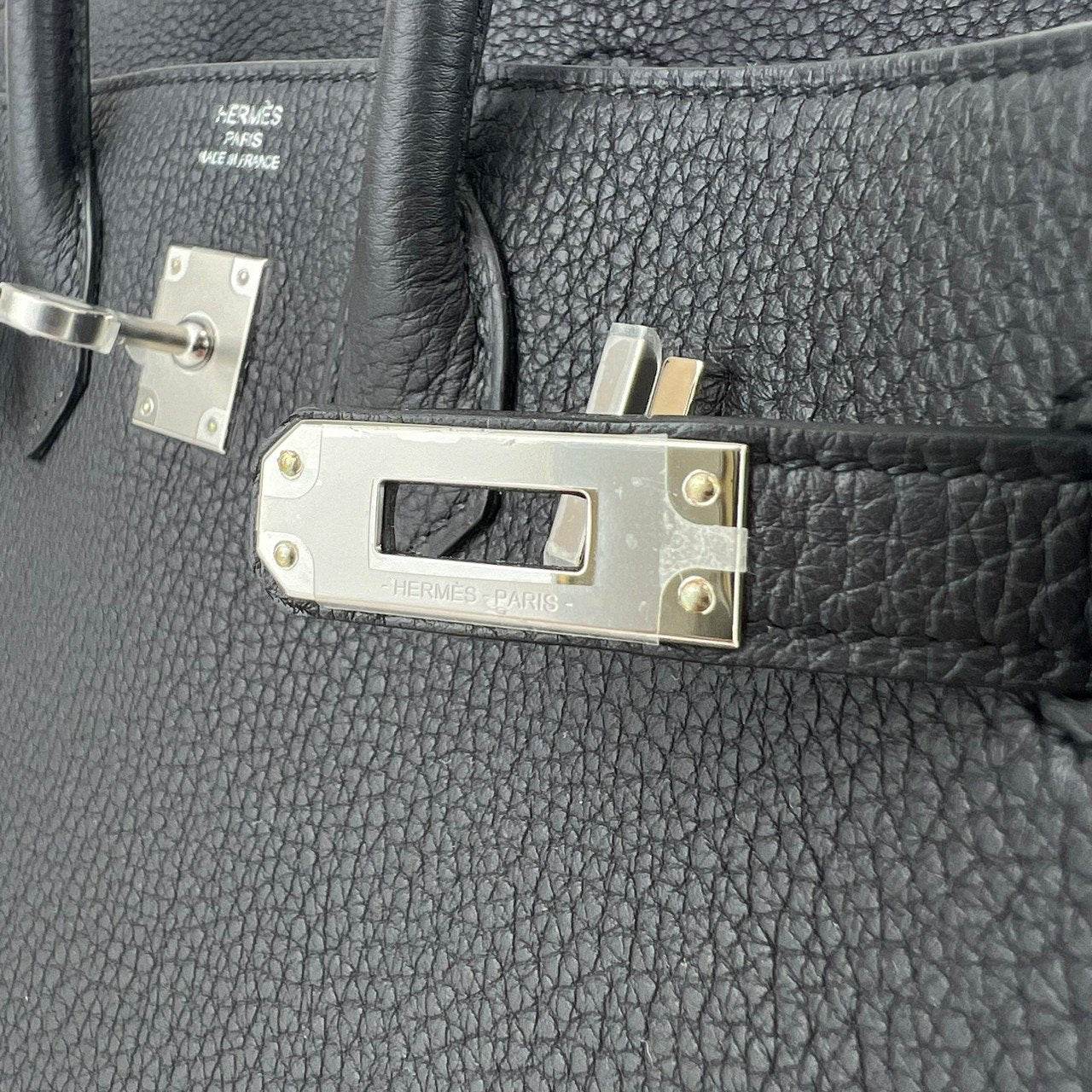 Birkin25 バーキン25 Black ブラック Togo トゴ PHW シルバー金具 W刻印 Togo トゴ