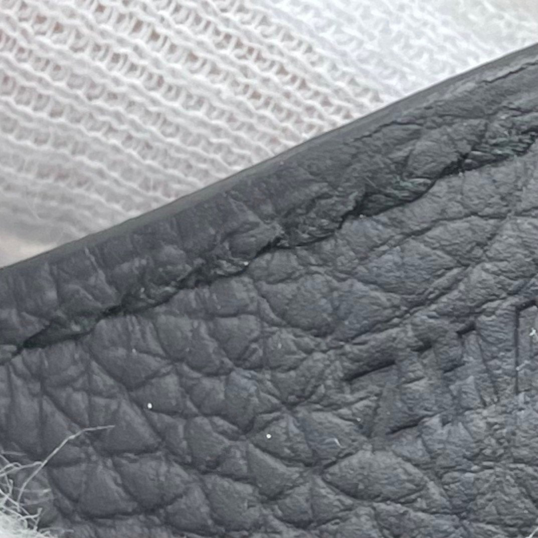 Haut a Courroies 40 オータクロア40 Black ブラック Togo トゴ PHW シルバー金具 Stamp-Z Z刻印