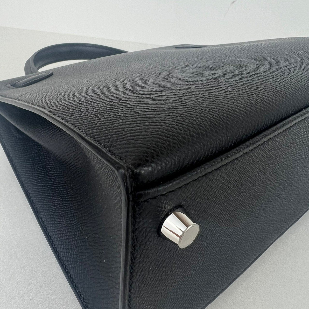 Kelly25 ケリー25 Black ブラック PHW シルバー金具 Epsom エプソン Stamp-W W刻印