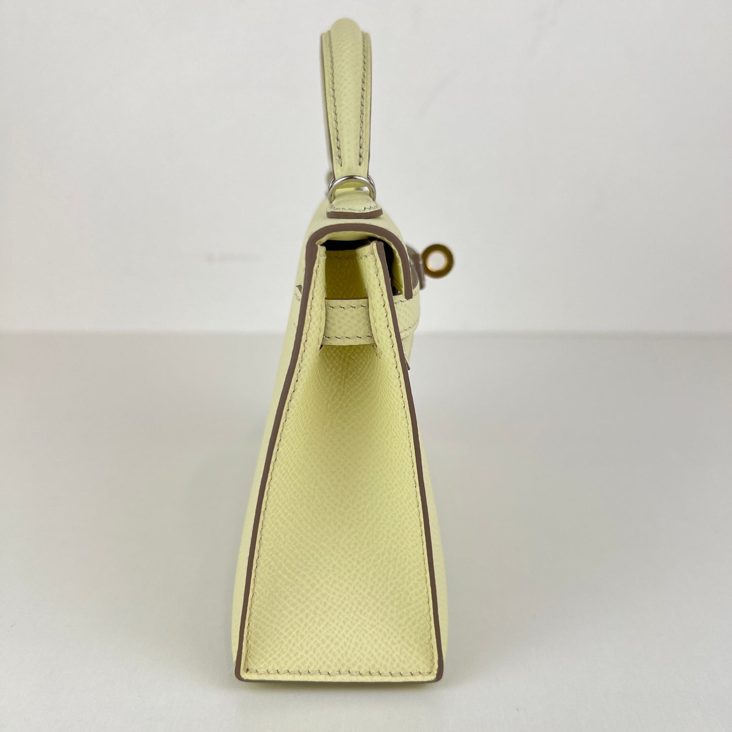 Mini kelly ミニケリー Jaune milton ジョーヌミルトン EHW エレクトラム金具 Epsom エプソン Stamp-W W刻印