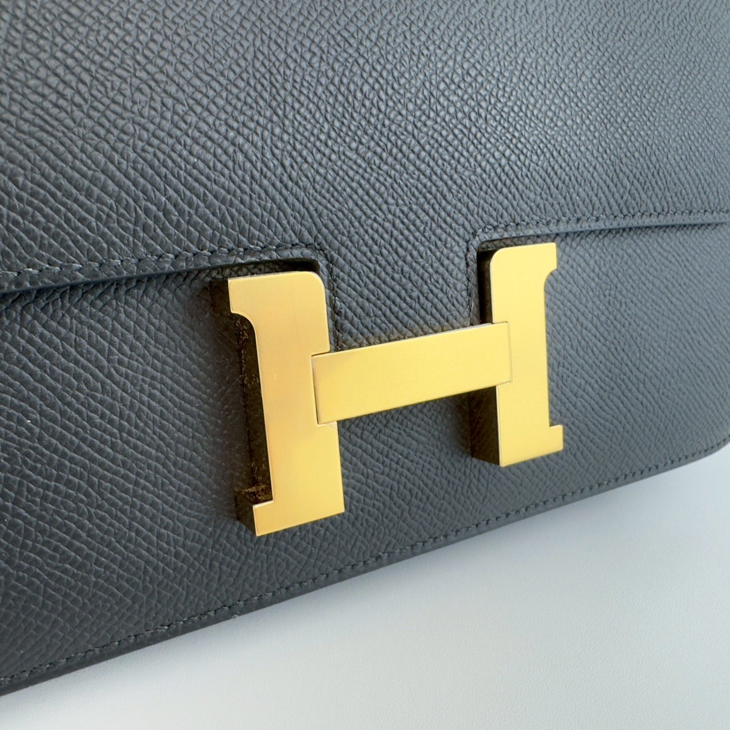 Constance elan コンスタンスエラン Black ブラック  GHW ゴールド金具 Epsom エプソン Stamp-K K刻印