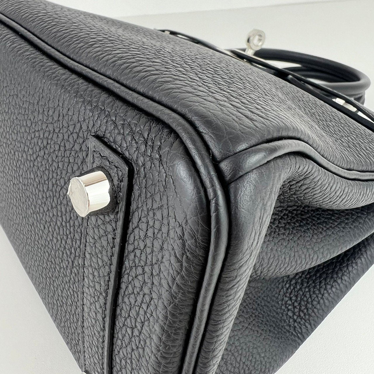 Birkin25 バーキン25 Black ブラック Togo トゴ PHW シルバー金具 Stamp-W W刻印