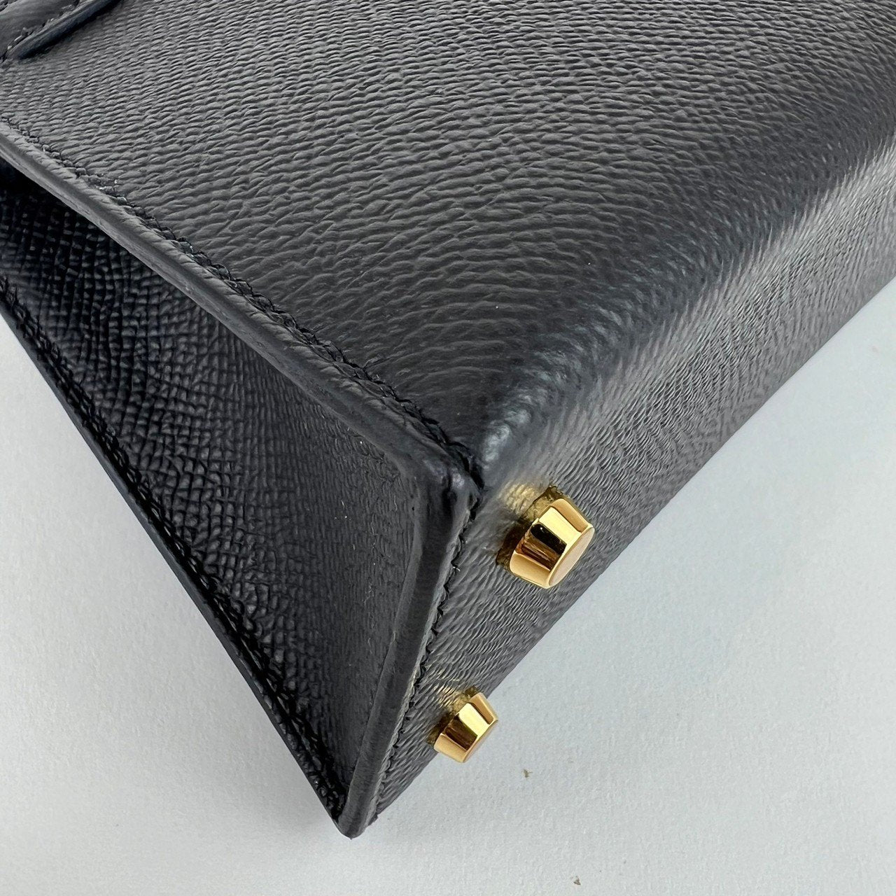Mini kelly ミニケリー Black ブラック Epsom エプソン GHW ゴールド金具 Stamp-W W刻 レディースバッグ 2wayバッグ ショルダーバッグ ハンドバッグ