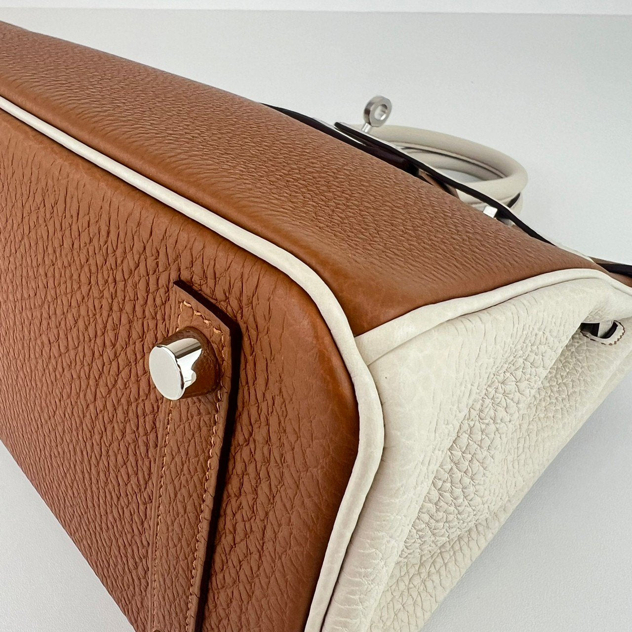 Birkin25 personal order バーキン25パーソナルオーダー Gold/Nata ゴールド/ナタ PHW シルバー金具 Togo トゴ Stamp-B B刻印