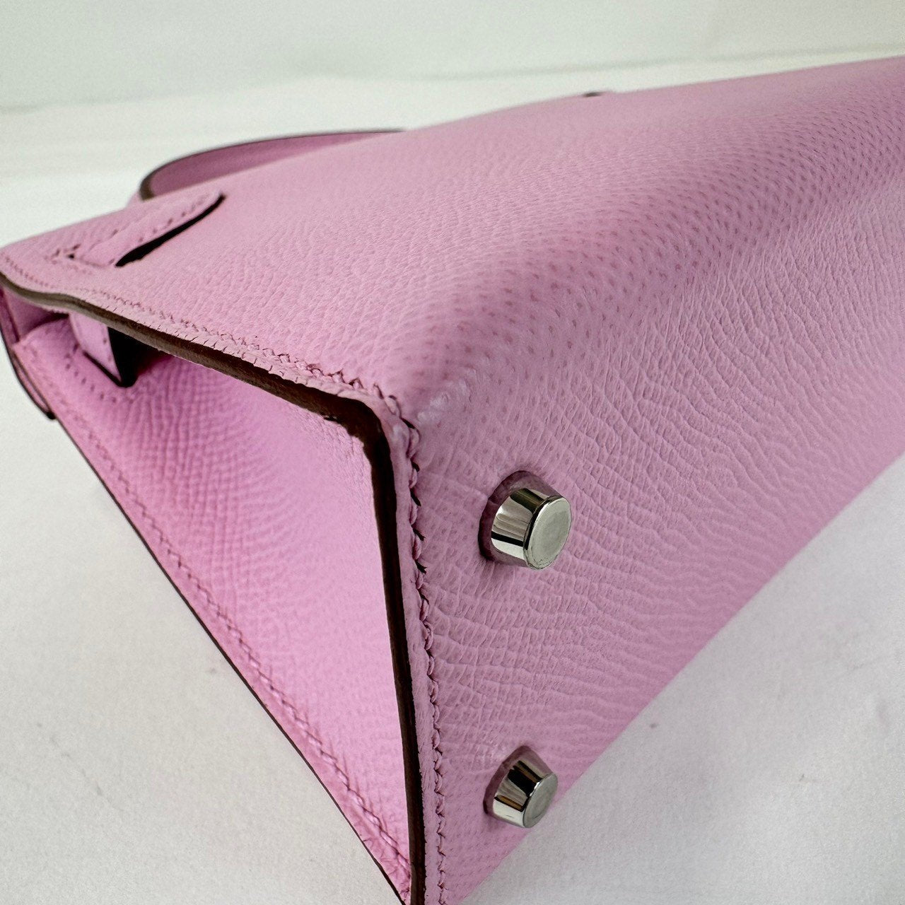 Mini kelly ミニケリー Mauve Sylvestre モーヴシルベストル PHW シルバー金具 Stamp-Z Z刻 Epsom エプソン