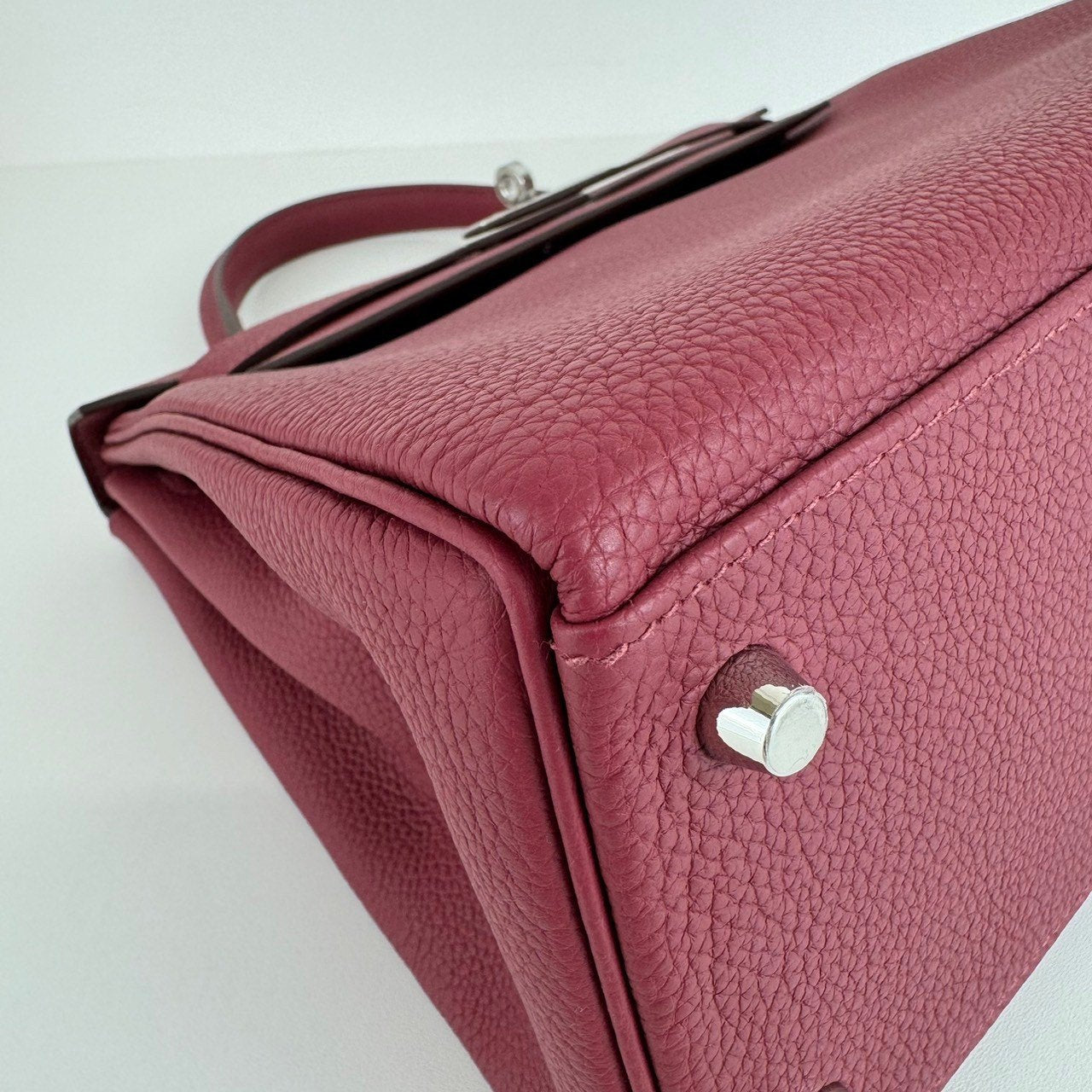 Kelly25 ケリー28 Ruby ルビー PHW シルバー金具 Stamp-B B刻印 Togo トゴ