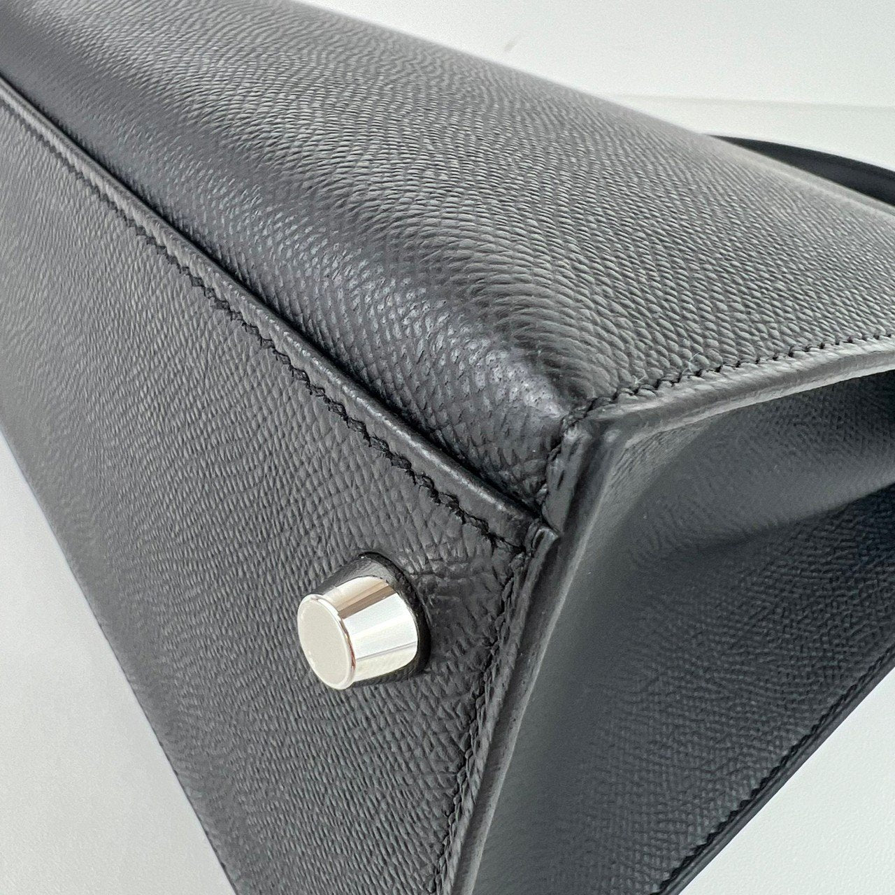 Kelly28 Sellier ケリー28 セリエ ブラック PHW シルバー金具 W刻 Togo トゴ