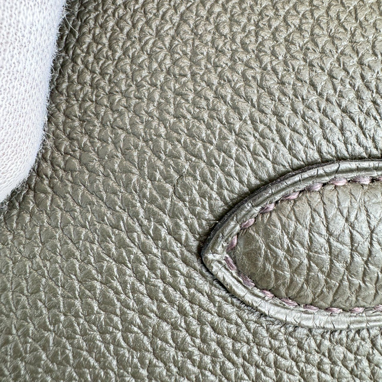 Haut a Courroies オータクロア40 Vert gris ヴェールグリス SV金具 Stamp-U U刻印 Togo トゴ