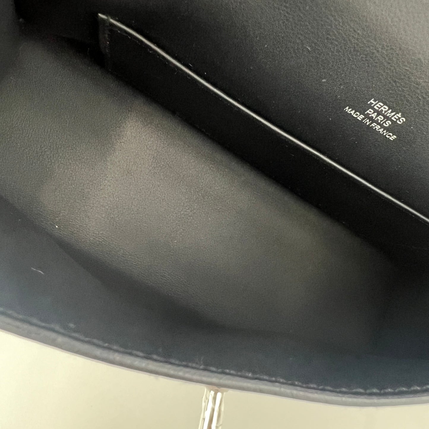 Pochette kelly ポシェットケリー Black ブラック Swift スイフト PHW シルバー金具 Stamp-K K刻印