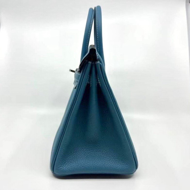 Birkin25 バーキン25 New blue jean ニューブルージーン W刻 PHW シルバー金具 Togo トゴ