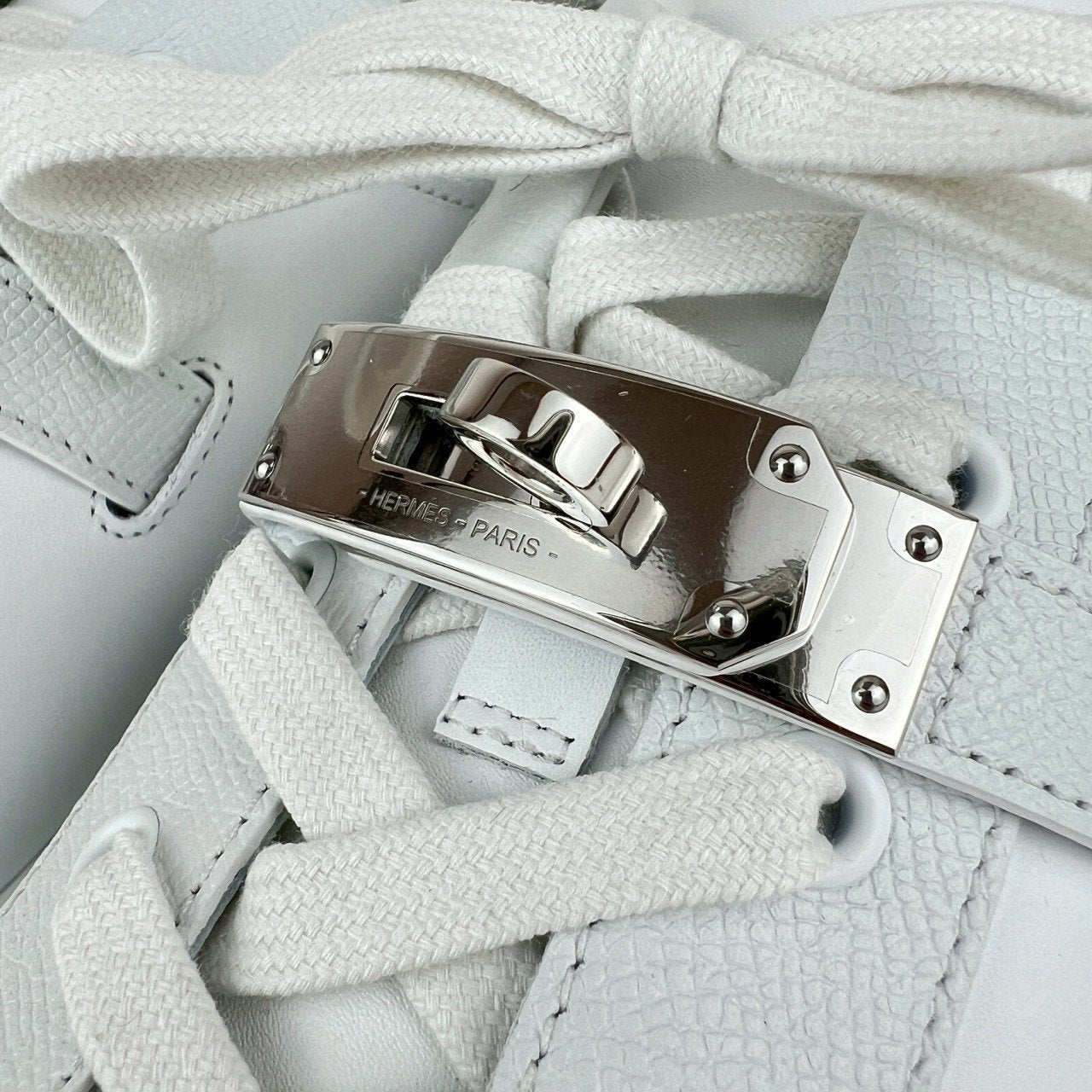 Sneaker DAY スニーカーデイ White ホワイト PHW シルバー金具 カーフスキン 42.5(26.5cm)