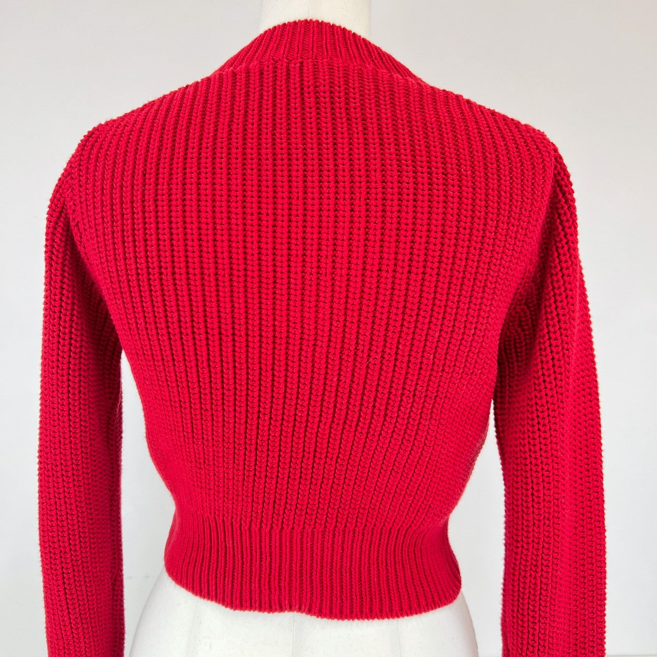 PRADA プラダ コットン ニット レディース レッド P24R1G Red レッド コットン100%