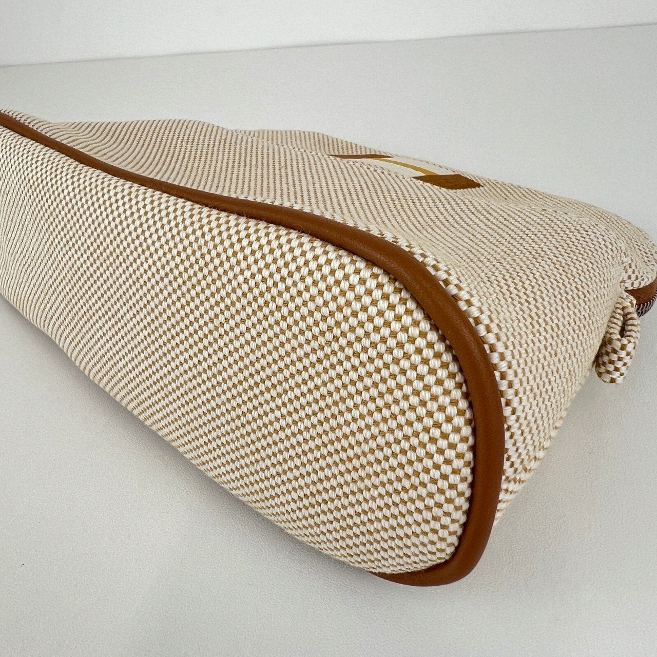 Hermès エルメス Trousse Bolide casaque mini ボリードポーチ カザック ミニ 綿100% Miel ミール