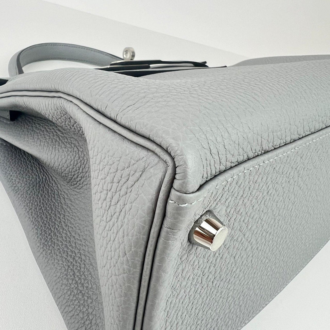 Kelly28 ケリー28 Gris moyen グリムエット Togo トゴ PHW シルバー金具 Stamp-W W刻印
