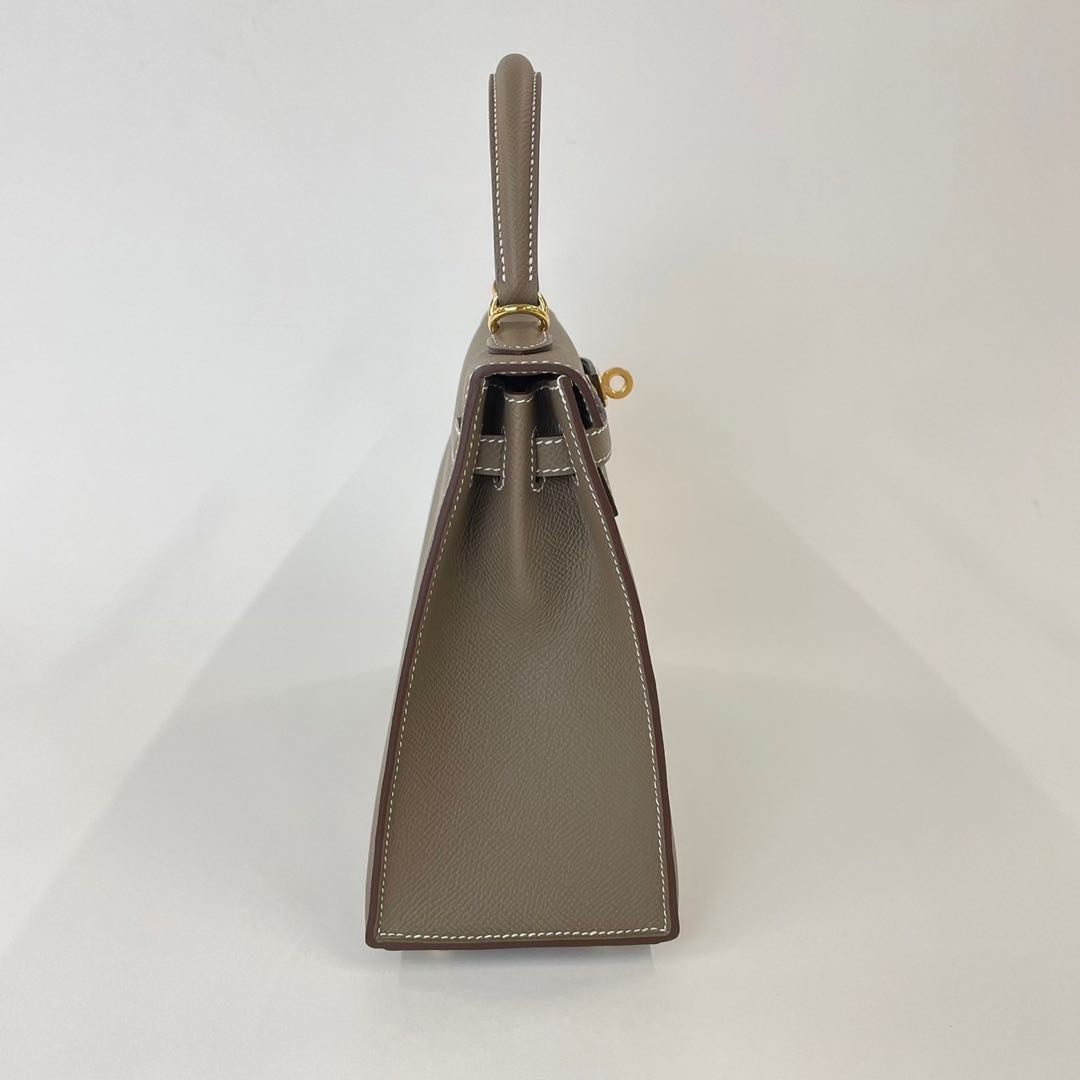 Kelly25 Sellier ケリー25 セリエ Etoupe エトープ GHW ゴールド金具 B刻