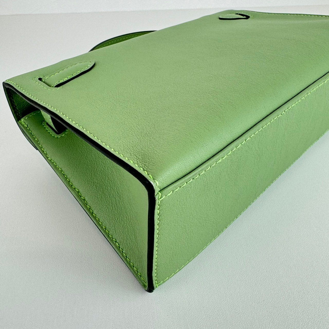 Kelly pochette ケリーポシェット Vert criquet ヴェールクリケット Swift スイフト GHW ゴールド金具 Stamp-B B刻印