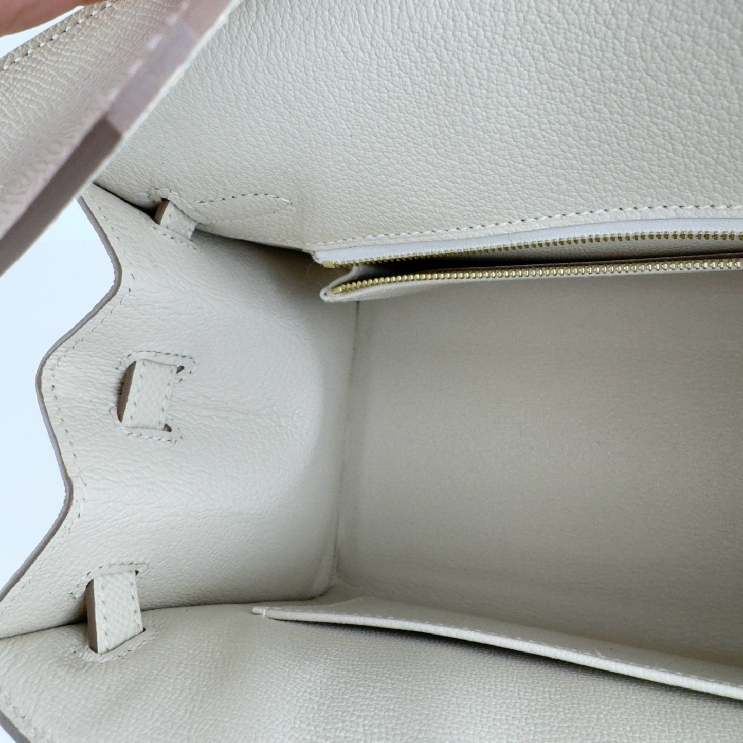 Birkin25 sellier バーキン25 セリエ Craie クレ GHW ゴールド金具 B刻 Epsom エプソン