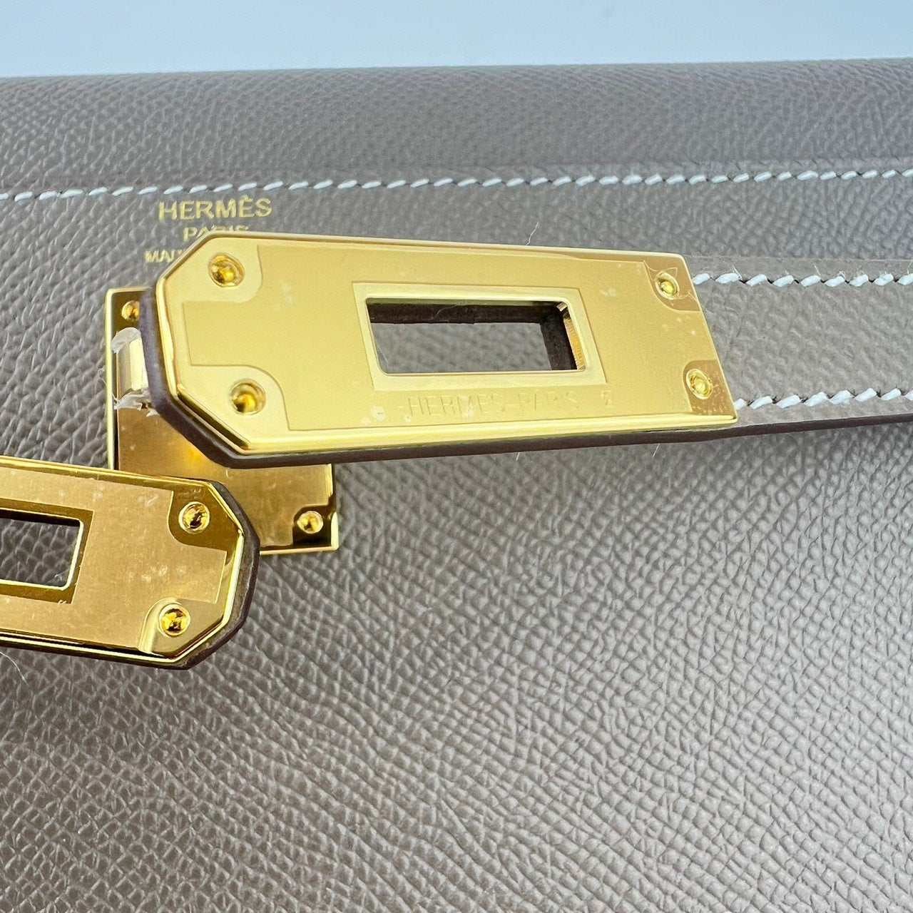 Kelly Elan ケリーエラン Etoupe エトープ GHW ゴールド金具 Epsom エプソン Stamp-W W刻印
