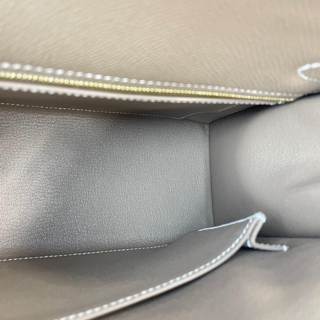 Kelly25 Sellier ケリー25 セリエ Etoupe エトープ GHW ゴールド金具 B刻