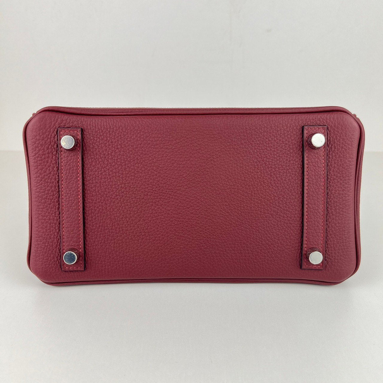Birkin25 バーキン25 Rouge H ルージュアッシュ Togo トゴ PHW シルバー金具 Stamp-W W刻印