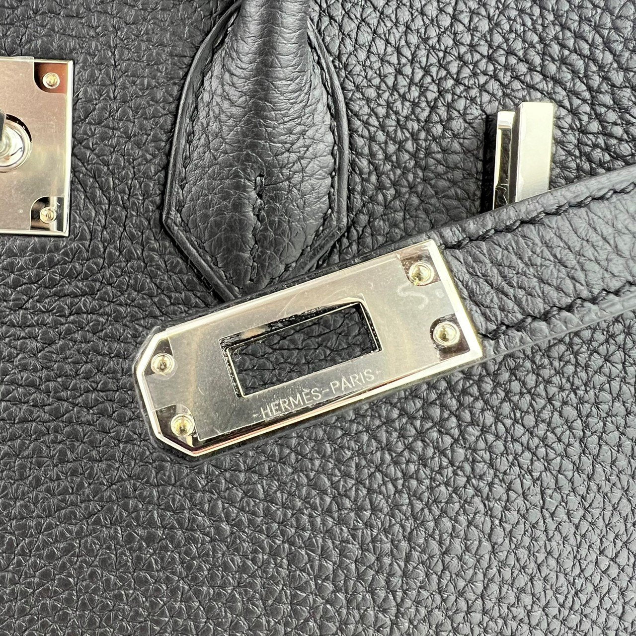 Birkin25 バーキン25 Black ブラック Togo トゴ PHW シルバー金具 Stamp-W W刻印