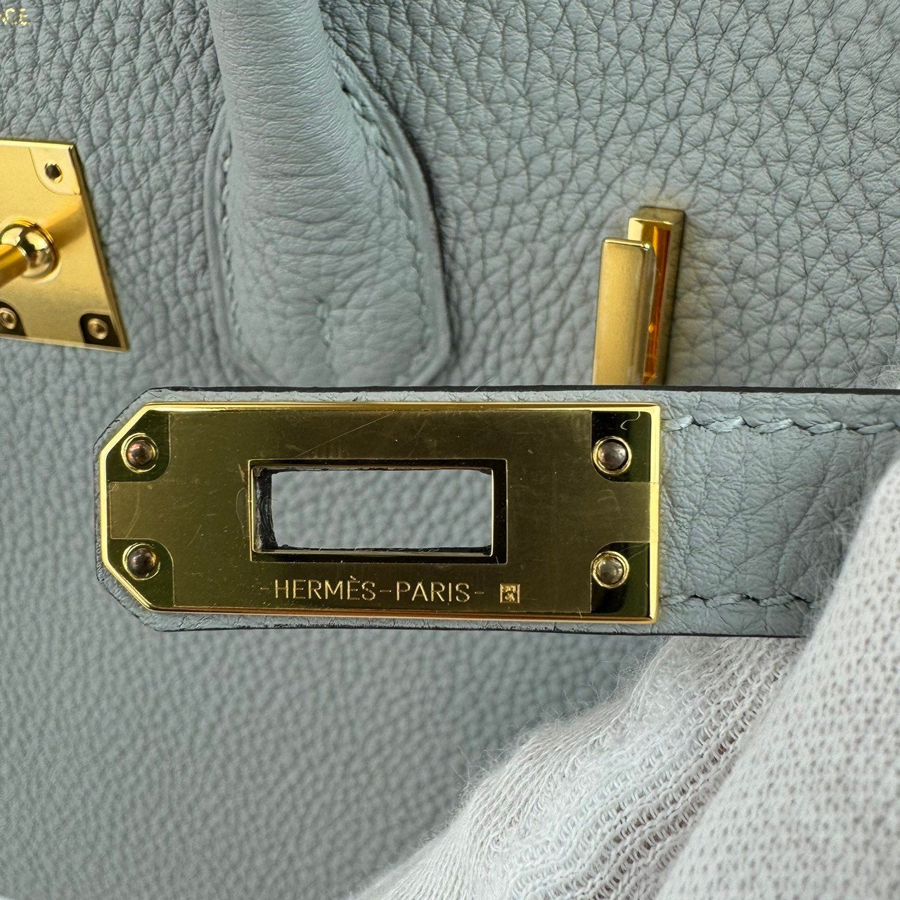 Birkin25 バーキン25 Blue glacier ブルーグラシエ GHW ゴールド金具 Togo トゴ Stamp-W W刻