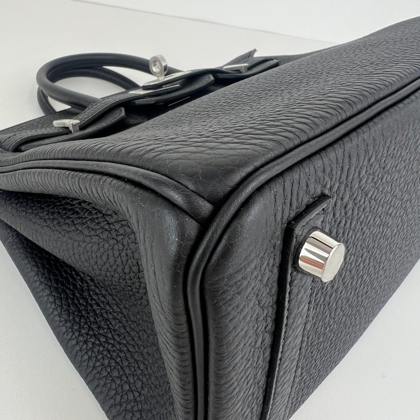 Birkin25 バーキン25 Black ブラック Togo トゴ PHW シルバー金具 Stamp-K K刻印