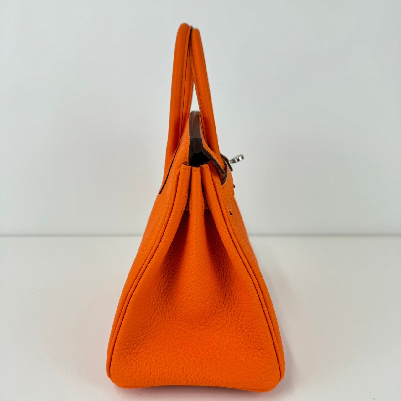 Birkin25 バーキン25 Orange minimum オレンジミニマム PHW シルバー金具 Togo トゴ Stamp-B B刻印
