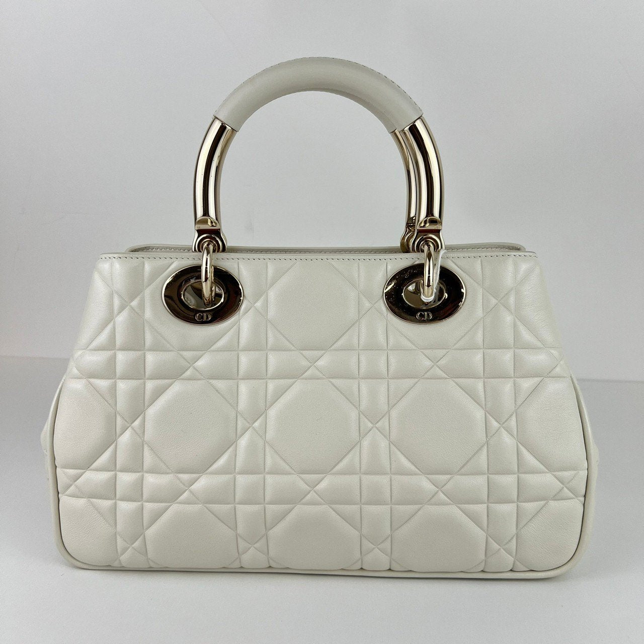 レディ95.22 ミディアム Calf White ホワイト GHW ゴールド金具